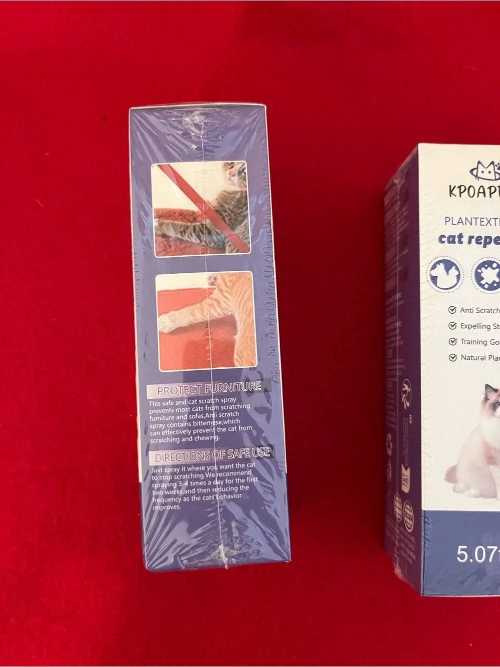 Kpoapera Plant Extracts Cat Repellent Spray-2 Pack